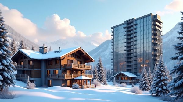 Chalet ou appartement de standing en station : deux logiques d'investissement