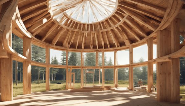 Prix au m² pour construire une maison ronde en bois