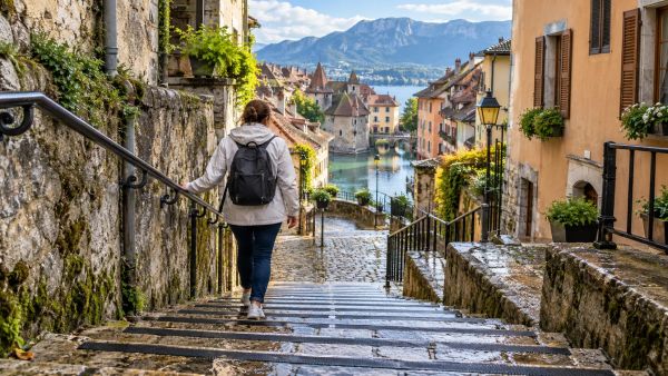 Revêtements efficaces pour escaliers glissants sous la pluie