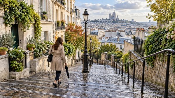 Revêtements efficaces pour escaliers glissants sous la pluie