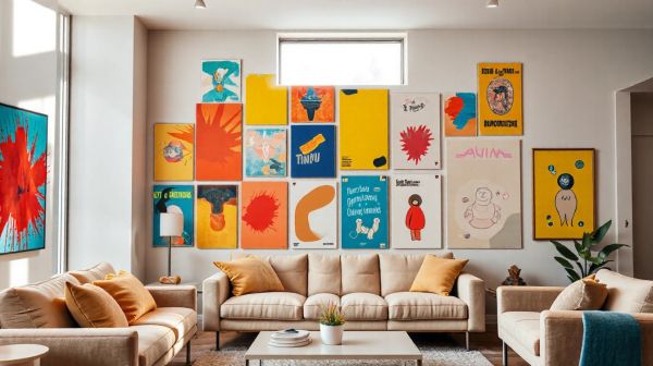 Top affiches colorées pour dynamiser votre intérieur