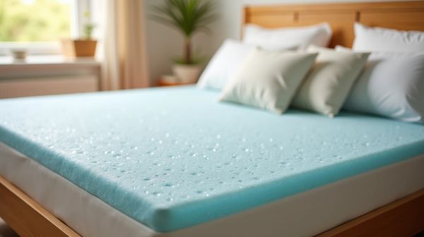 Un matelas à gel rafraîchissant pour des nuits d'été confortables