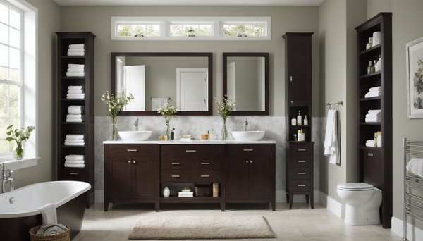 Idées innovantes pour intégrer des meubles dans votre salle de bain